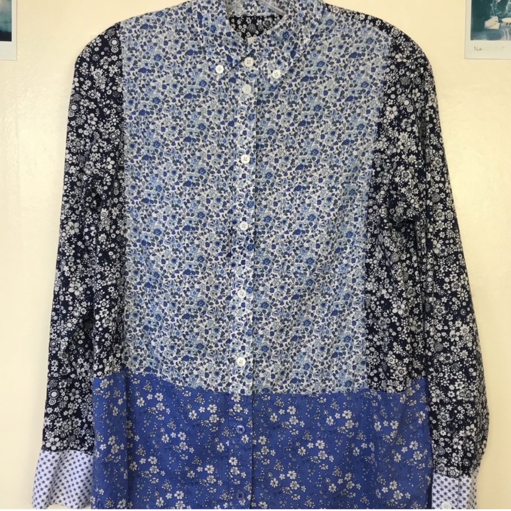 Equipment mixed floral button-down small